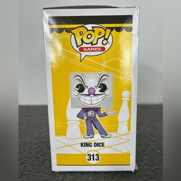 Funko Pop Cup Head 313 King Dice New in BoX - Picture 3 of 5